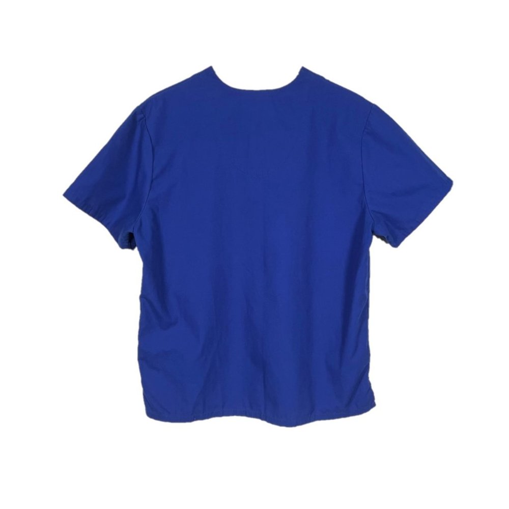 NFL Team Apparel New York Giants Embroidered Logo Unisex Scrub Top Size Small - Picture 2 of 4